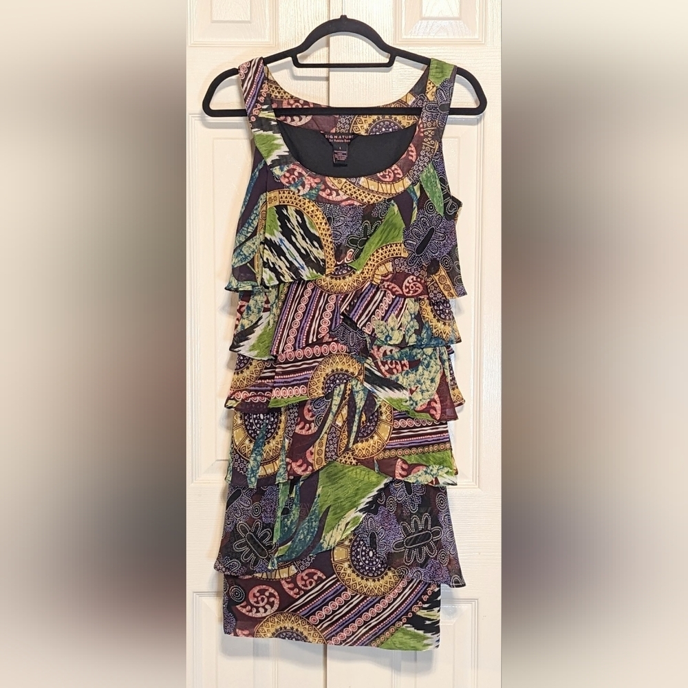 5/$25 Robbie Bee Sleeveless Ruffle Dress